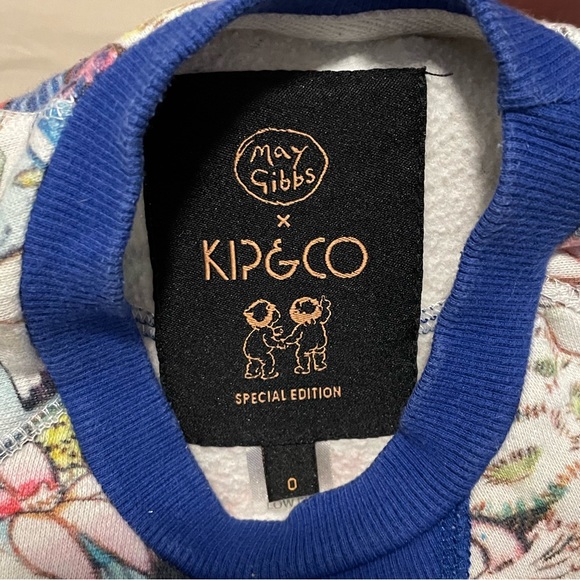 May Gibbs x Kip & Co Bush Friends Baby Romper Size 0 (12M) - Picture 5 of 5